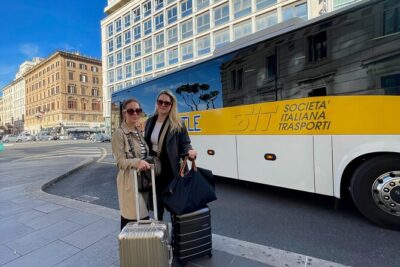 Transfer Ciampino Airport - Rome City Center Shuttle Bus - Where to stand: Ciampino lane 2 and Termini Via Marsala 5