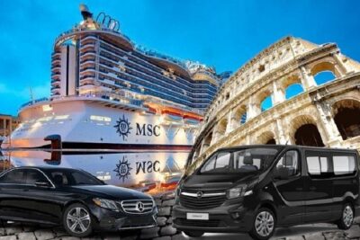 Transfer from Civitavecchia cruise port to Rome or FCO - The ride itself: sedan or van, A/C, and a Wi-Fi hotspot
