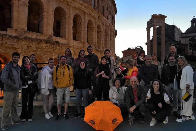 Trastevere Tour - Teatro Marcello and the Octavia Portico: power seen in stonework
