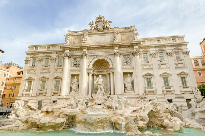 Trevi Fountain Underground Aqueduct and Spanish Steps Tour - Acquedotto Vergine: seeing the aqueduct above ground (and spotting a mysterious door)