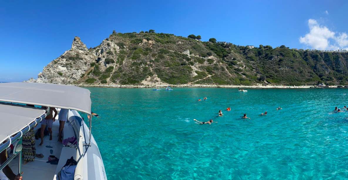 Tropea: Capo Vaticano Boat Trip with Snorkeling & Drink - From Tropeasub Dock to Capo Vaticano: what the timing really feels like