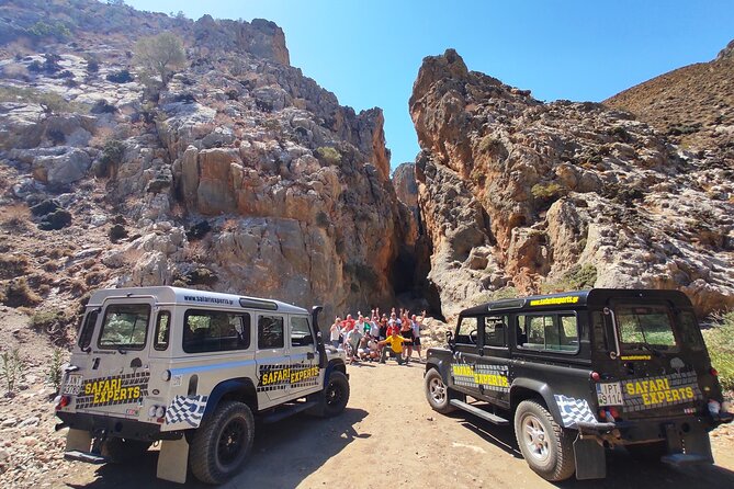 Trypiti beach and gorge Jeep Safari - South Crete by Jeep: what this day is really about