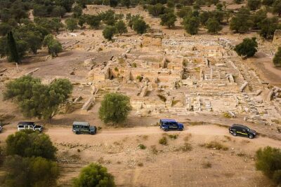 Trypiti beach and gorge Jeep Safari - Messara plain viewpoint: Libyan Sea views and quick photo time