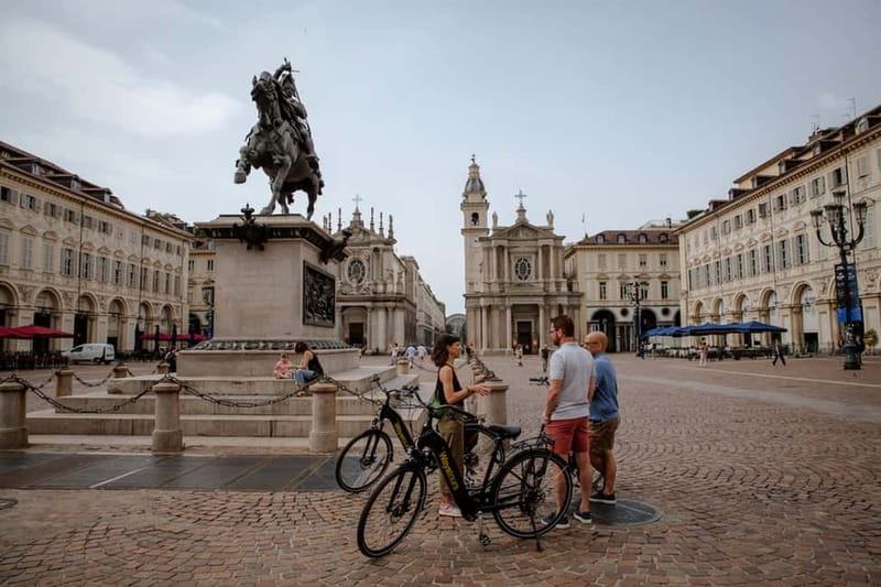 Turin: City Highlights Guided E-Bike Tour - Piazza San Carlo to Piazza Carignano: Savoy squares and UNESCO details
