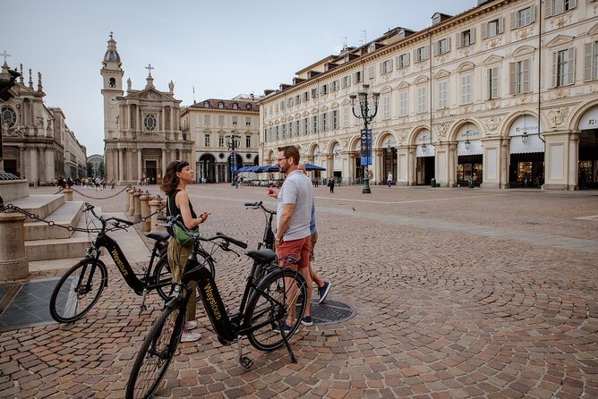 Turin E-Bike Tour: Explore the City and Its Best Viewpoint - Piazza Castello and the Royal Cluster: Palaces, Church, and Timing