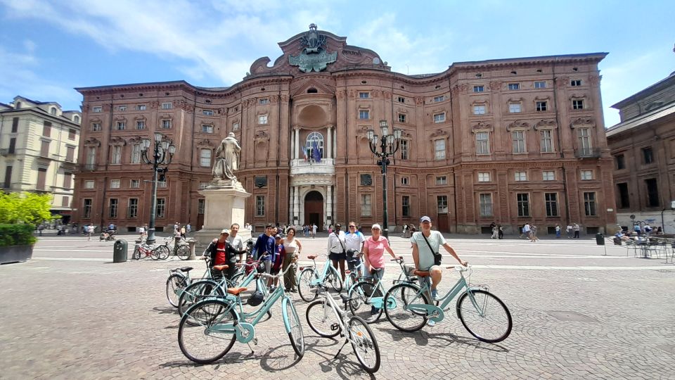 Turin: Highlights and Hidden Gems Guided Bike Tour - Piazza San Carlo and the Royal Landmarks: Big Turin in a Small Time Window