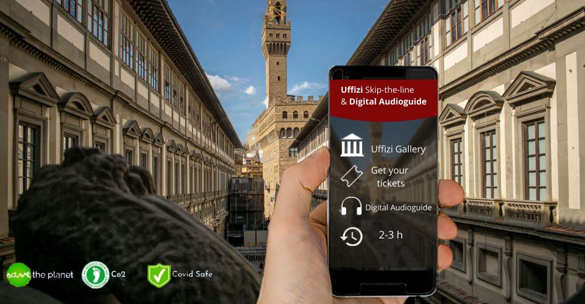 Uffizi Skip-the-Line Entry Ticket and Digital Audio Guide - Key points at a glance
