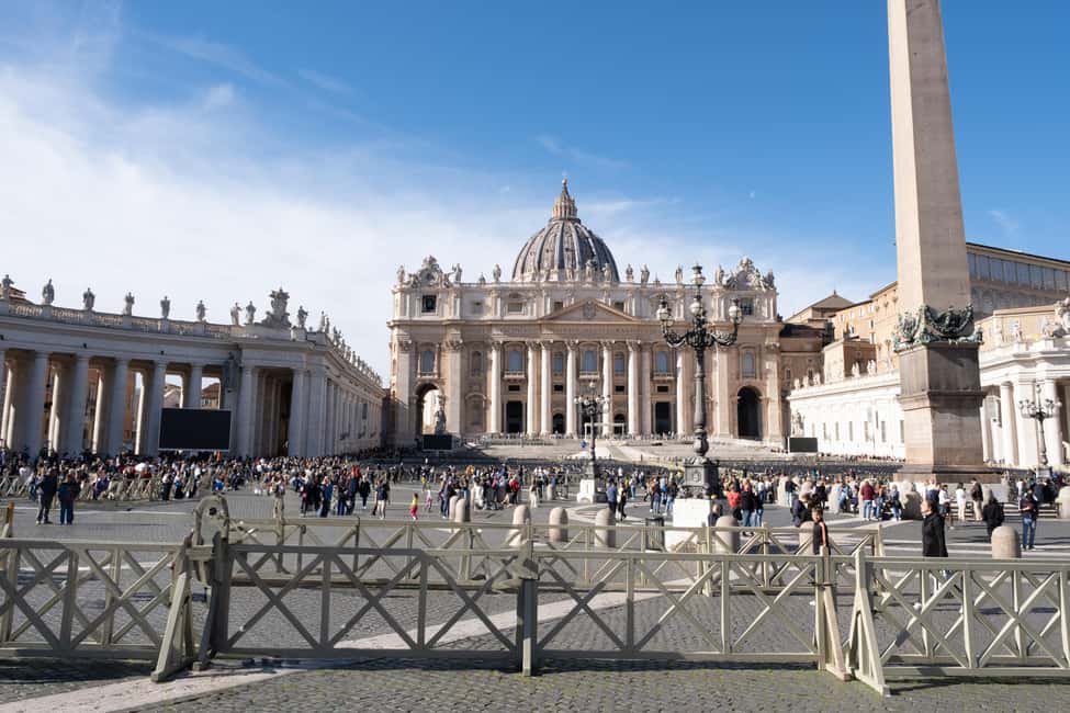Vatican: St. Peter’s Basilica & Dome Ticket with Audioguide - Key things to know before you go