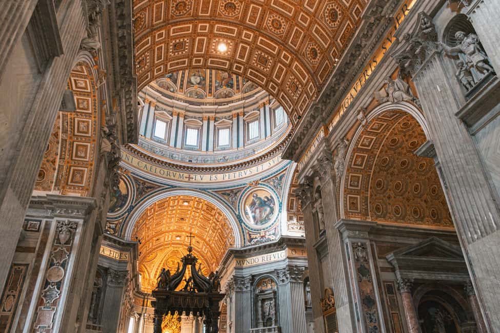 Vatican: St. Peter’s Basilica & Dome Ticket with Audioguide - St. Peter’s Dome and Basilica: What this ticket really covers