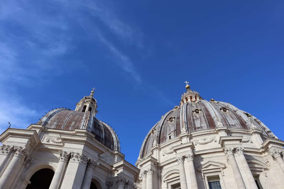 Vatican: St. Peter’s Basilica & Dome Ticket with Audioguide - Basilica time with the downloadable audioguide