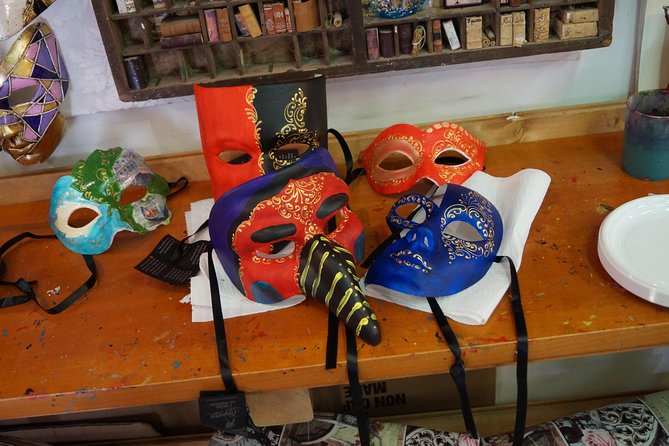 Venetian Carnival Mask Making Class in Venice, Italy - When to book and how to plan your day around water and access fees