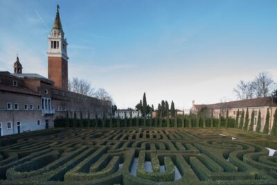 Venice: Borges Labyrinth Experience on San Giorgio Island - New Manica Lunga: stepping into the Benedictine dormitory-library