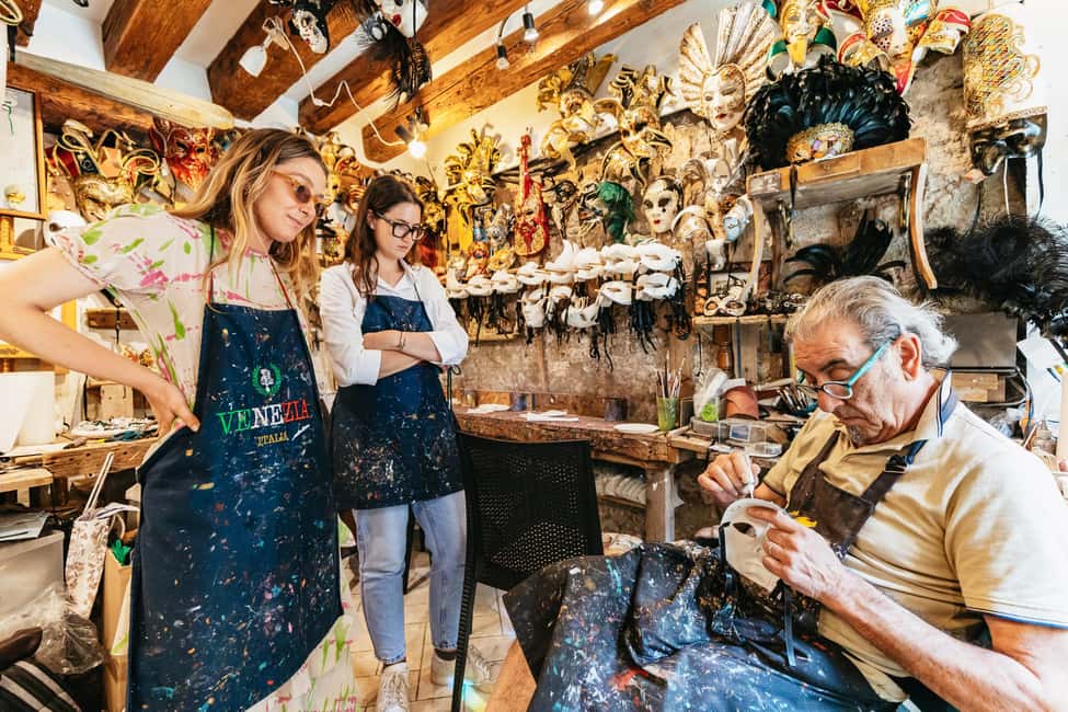 Venice: Carnival Mask Workshop - Painting a Venice Carnival Mask Feels Better Than Shopping