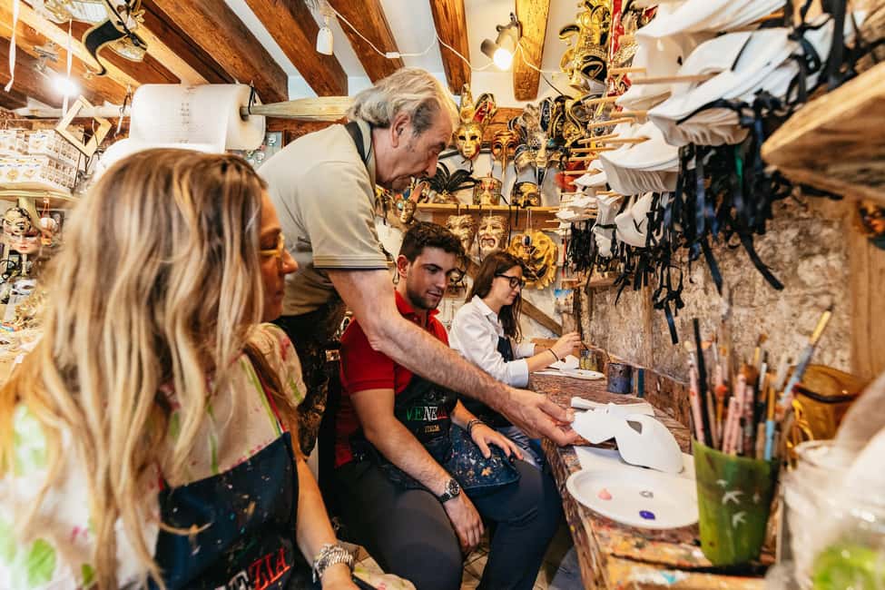 Venice: Carnival Mask Workshop - Choosing Your Mask and Designing a Look That Looks Venetian