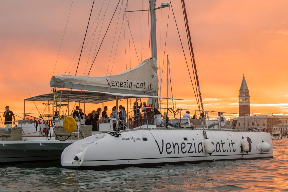 Venice: Night Catamaran Cruise of the Lagoon - Finding Riva dei Sette Martiri and the Red Sails