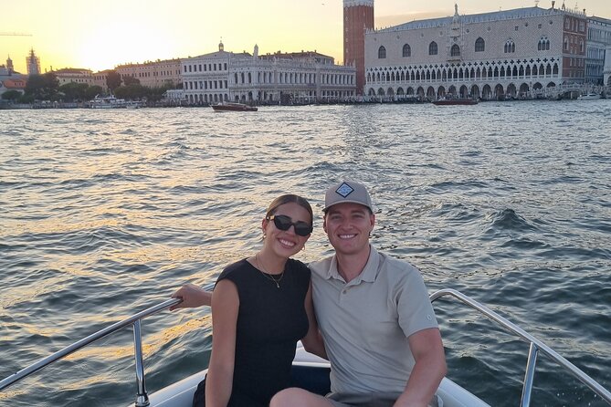 Venice : Private Boat Tour of the Venice Lagoon - Marine Park Calm and Sunset Time Toward Pink-Glow Views