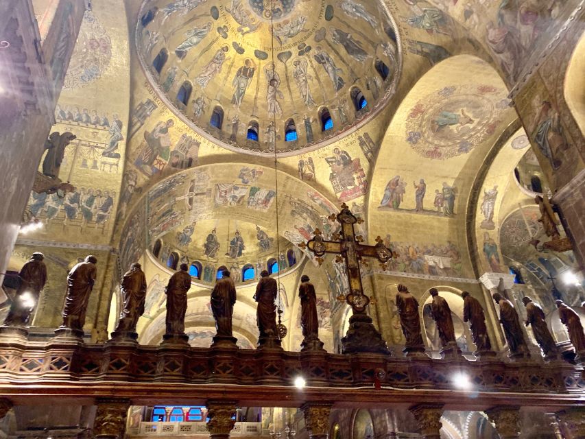 Venice: Saint Mark's Basilica Guided Tour - Inside St. Mark’s Basilica: Golden Mosaics and a Marble Floor That Sings