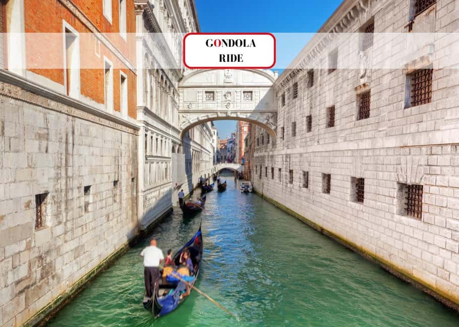 Venice: Shared Gondola Through breathtaking Bridge of Sighs - Key Highlights Worth Knowing