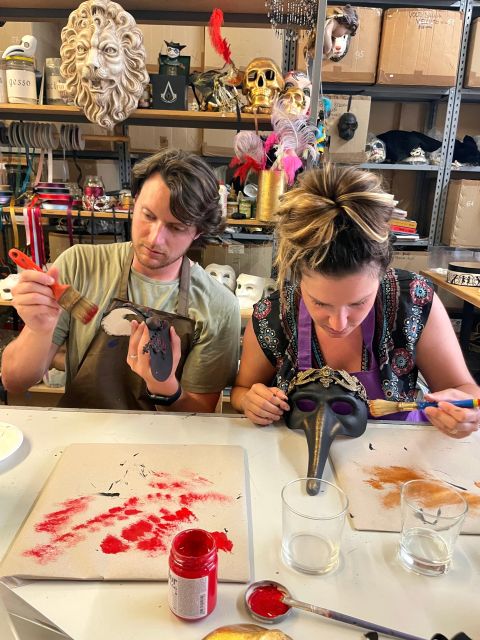 Venice: Venetian Masks Workshop - The baroque technique in plain terms: layer, accent, and refine