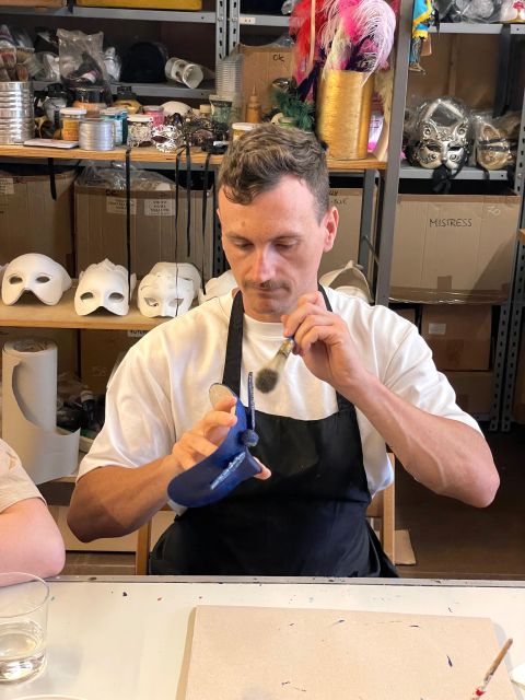 Venice: Venetian Masks Workshop - Getting personal attention: small group (up to 8) makes a difference