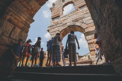Verona Arena Skip-the-line Tour - Meeting Piazza Bra: Gate 5, Stairs, and the Yellow Umbrella