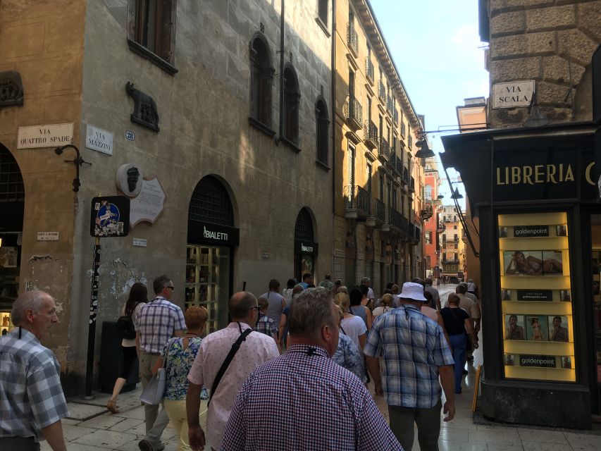 Verona Full-Day Tour from Lake Garda - Ponte Pietra and Via Mazzini: the Roman arch meets real shopping