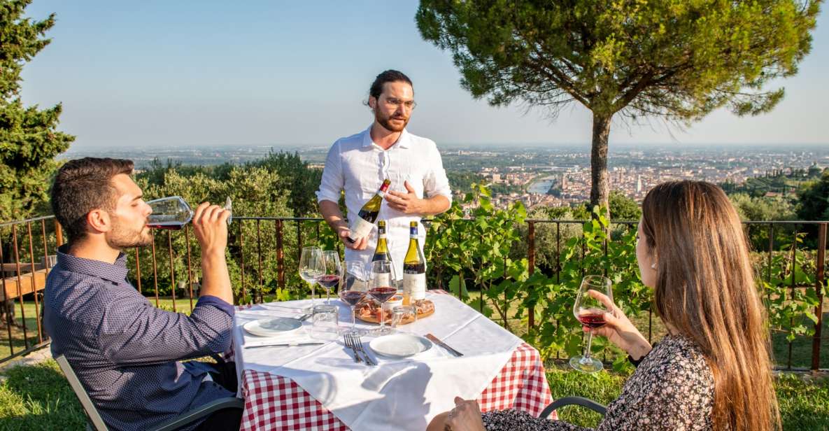 Verona: Wine Tasting with Snacks and Panoramic Views - Your tasting lineup: five Verona-area wines, built for variety