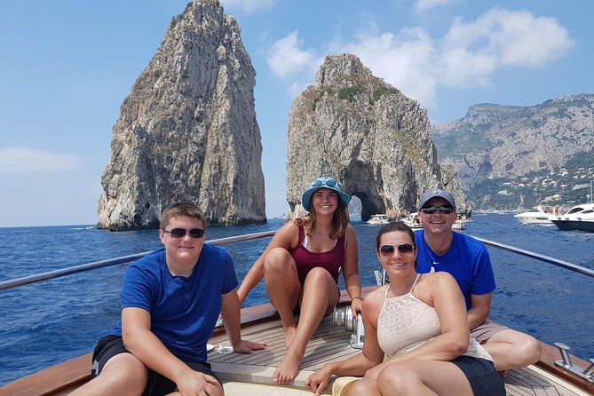 Very Small Group Capri Boat Excursion with Transfer from Positano - Swim Break at Marina Piccola and the Punta Carena Pass-By