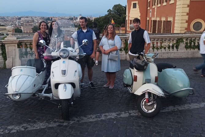Vespa Sidecar Tour at Day/Night with Pickup - Terme di Caracalla and the Roman Baths Feeling—Even Without Going In