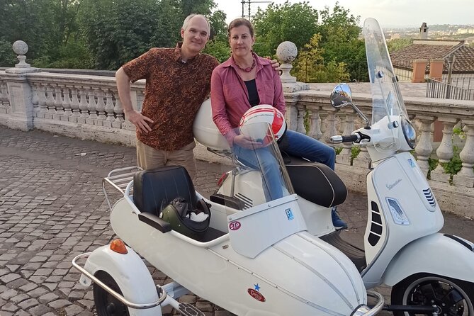Vespa Sidecar Tour at Day/Night with Pickup - Pyramid of Cestius and Aventine Hill: Rome’s “Wait, What Is That?” Moments