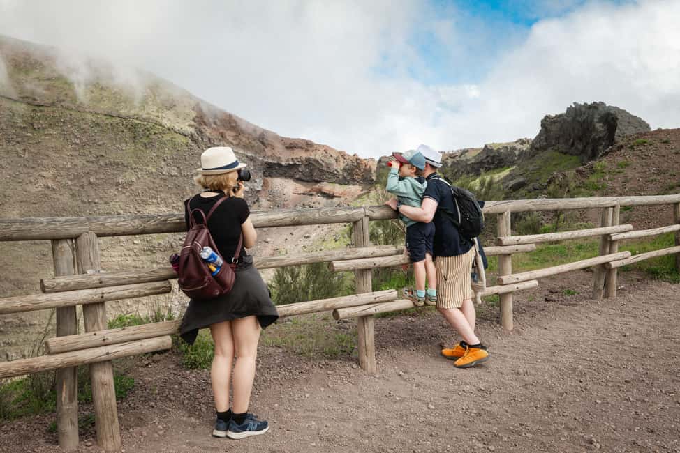 Vesuvius Volcano Experience: from Naples, Pompeii and Rome - Meeting at Roma Termini or Piazza Esedra: the one-day timing