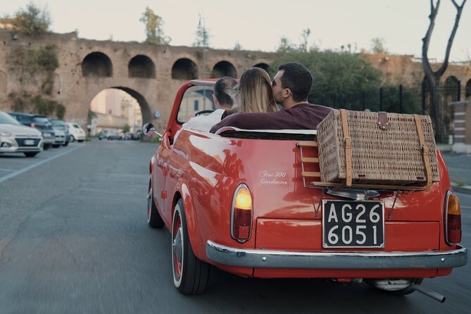 Vintage Fiat 500 Cabriolet: Rome's Highlight Semi Private Tour - Piazzale Socrate: the quick viewpoint that changes your perspective