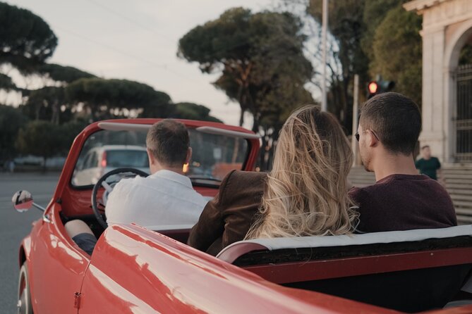 Vintage Fiat 500 Cabriolet: Rome's Highlight Semi Private Tour - Colle del Gianicolo: panoramic Rome plus a drink break