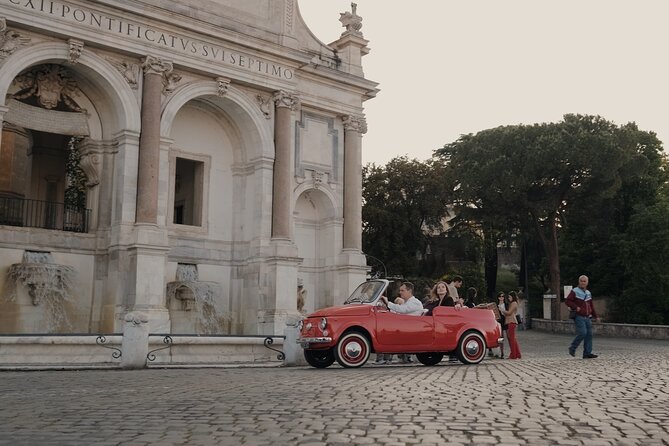 Vintage Fiat 500 Cabriolet: Rome's Highlight Semi Private Tour - Trastevere streets: where the city feels more lived-in